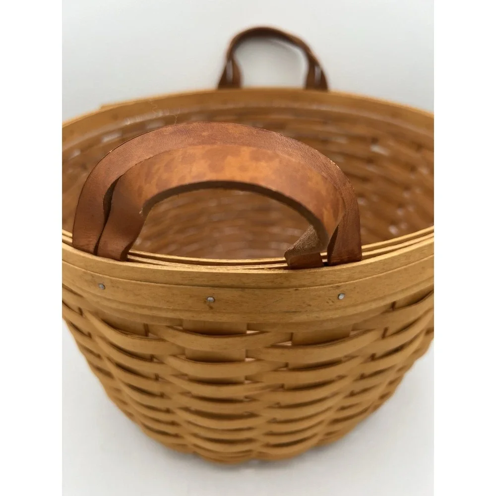 🌼Longaberger 1996 Wildflower Hostess Basket w/Protector–Classic & Collectible🌼